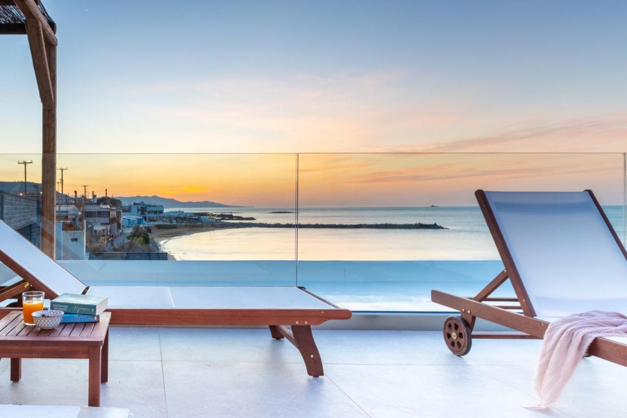 Wave, An Idyllic Seafront Suite By Nirousuites Kokkini Hani Zewnętrze zdjęcie